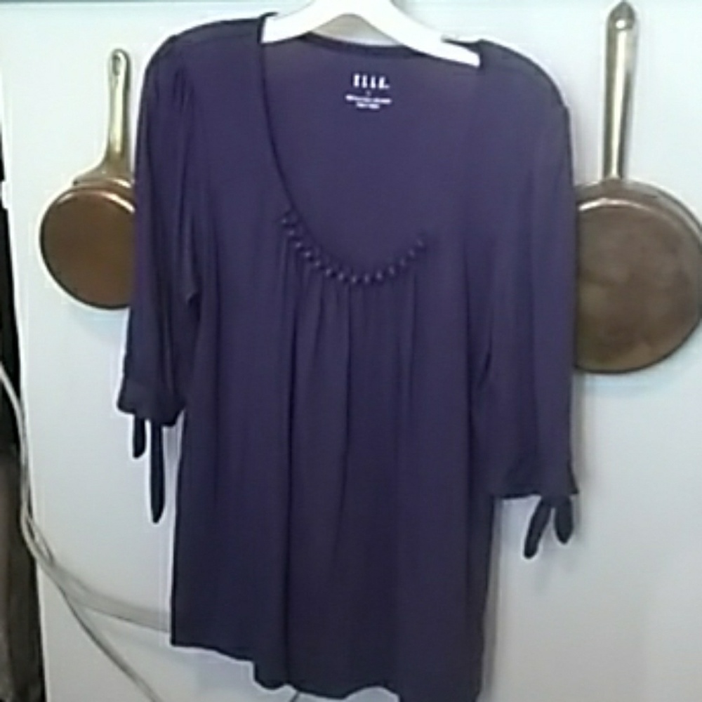 Elle Purple Top  L